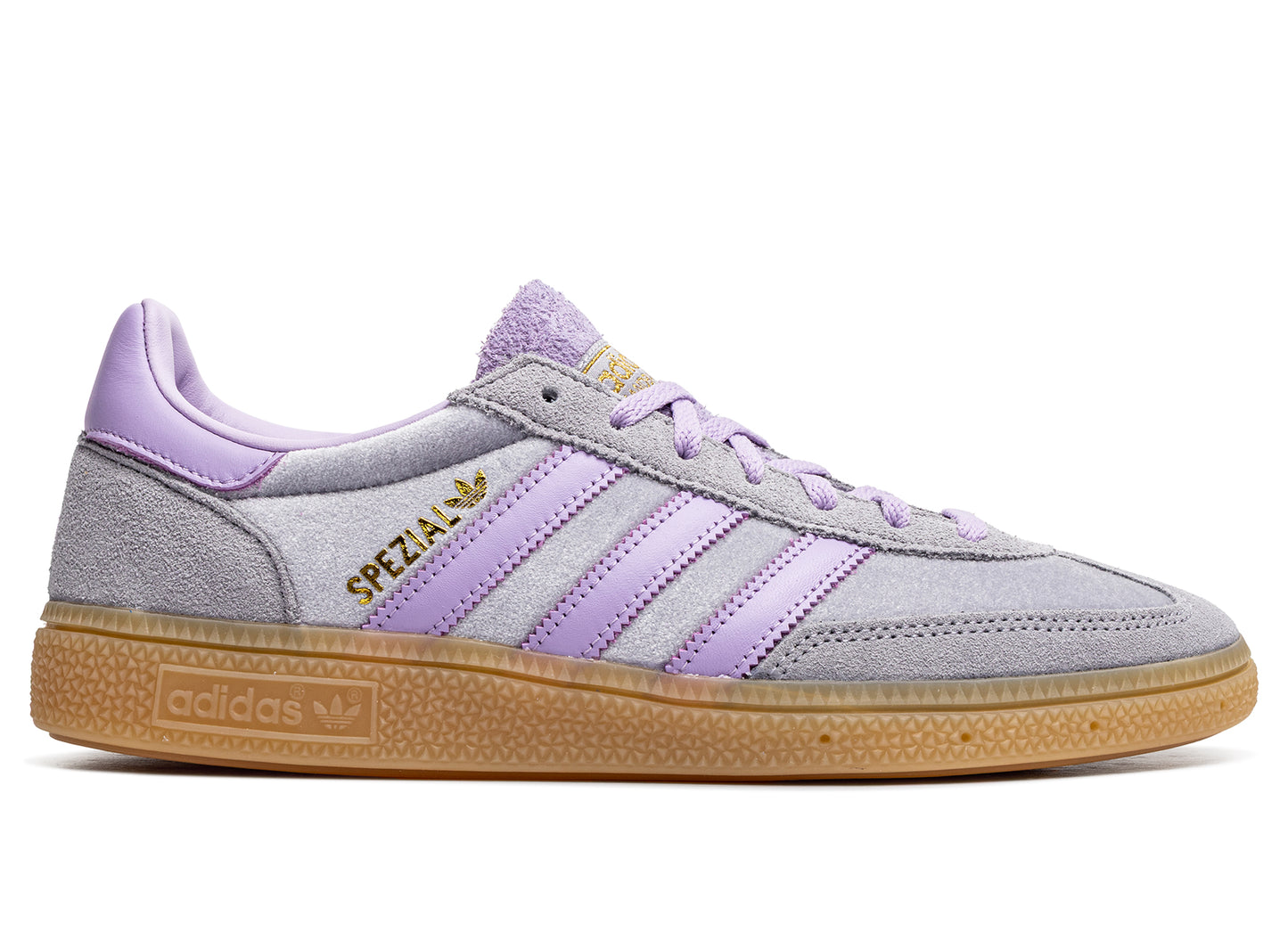 adidas Handball Spezial Sneaker in Glory Grey/Powder Plum/Gum at Nordstrom, Size 7.5 adidas Handball Spezial Sneaker in Glory Grey/Powder Plum/Gum at Nordstrom, Size 7.5