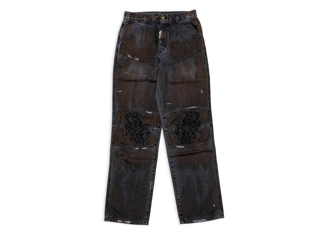 Warren Lotas Stained Biker Pants