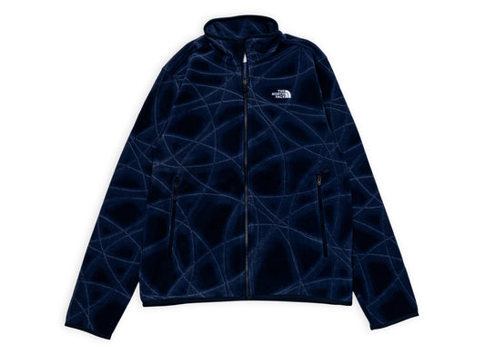 The North Face Glacier Fleece Jacket in Print Summit Navy