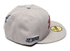 New Era Hyperfly 5950 Atlanta Braves Fitted Hat in Gray