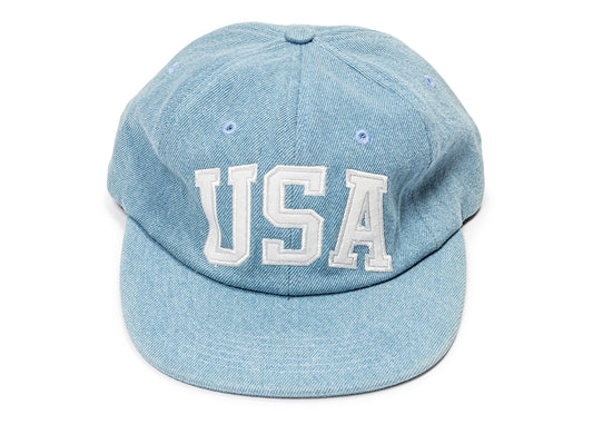 HUF USA Denim 6 Panel Hat