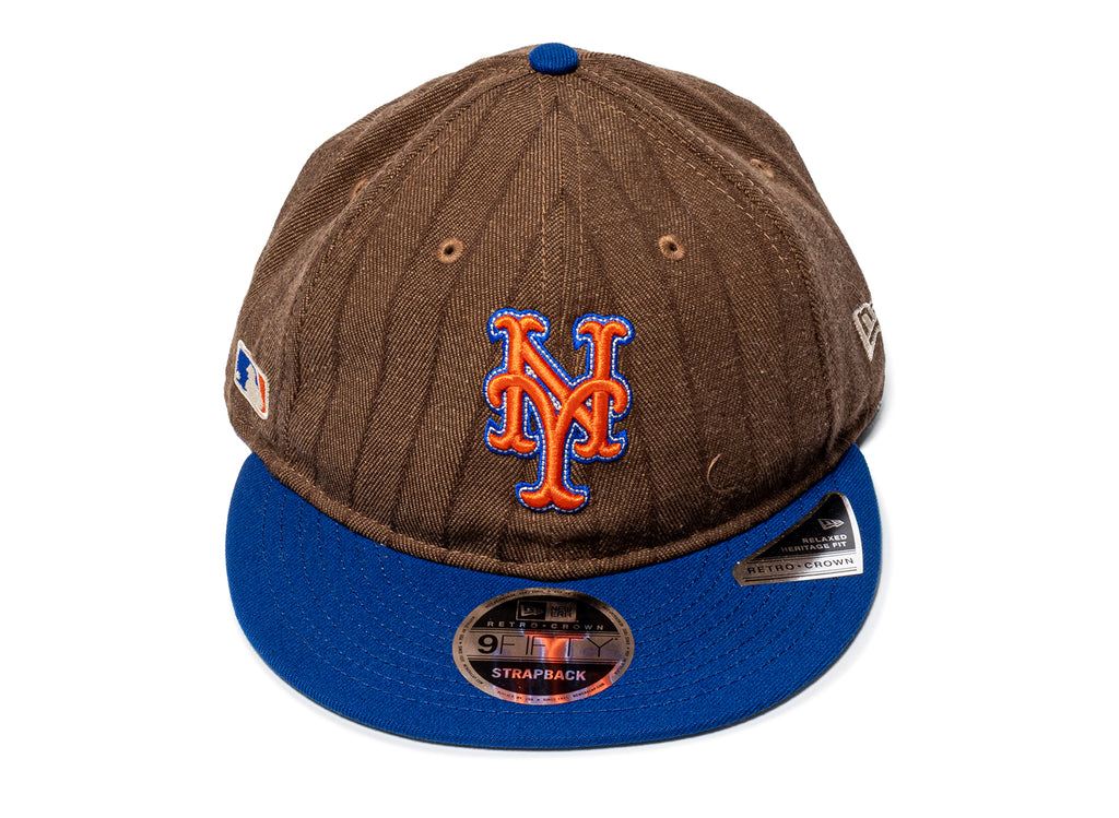 New Era Wool Pinstripe 950RC New York Mets Snapback Hat