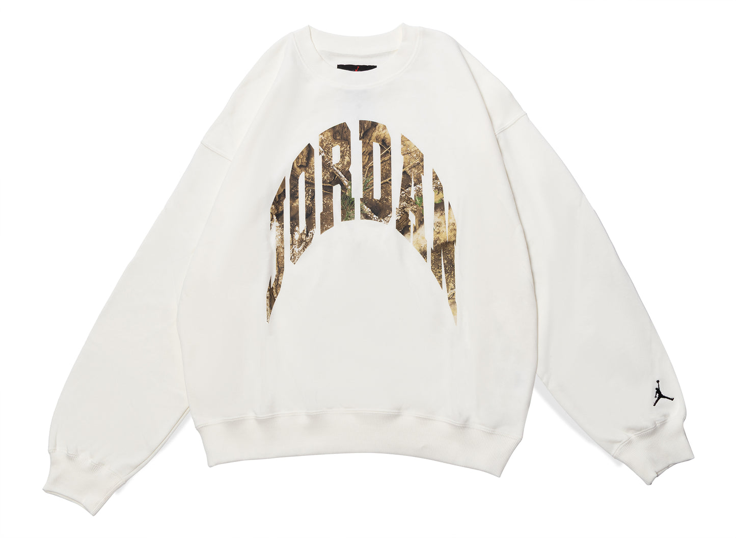 Air Jordan Brooklyn French Terry Realtree Sweatshirt in Sail