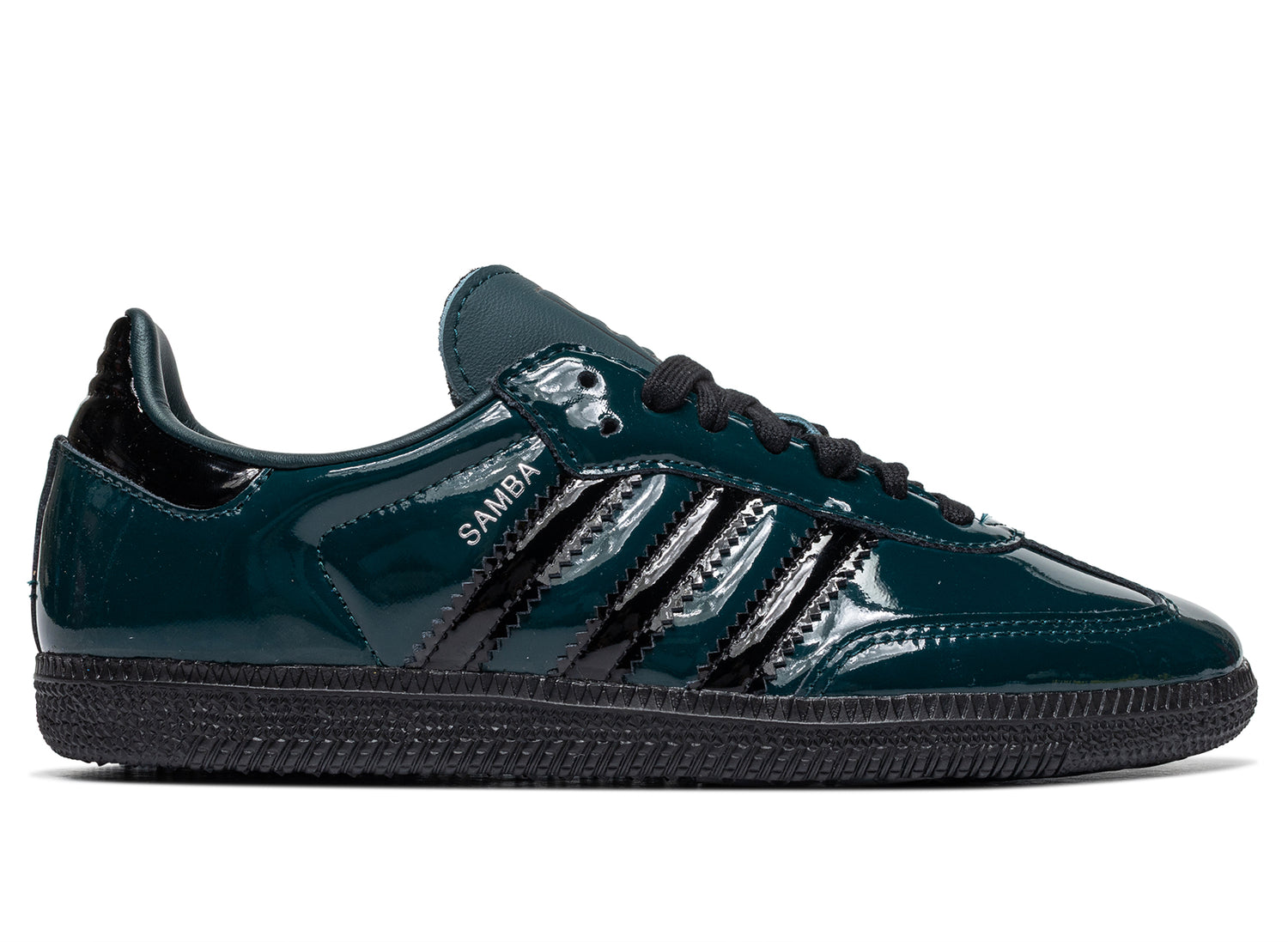 adidas Samba OG Shoes - Women's - Aurora Ivy / Core Black - 9 adidas Samba OG Shoes - Women's - Aurora Ivy / Core Black - 9