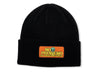 No Problemo Sticker Beanie in Black