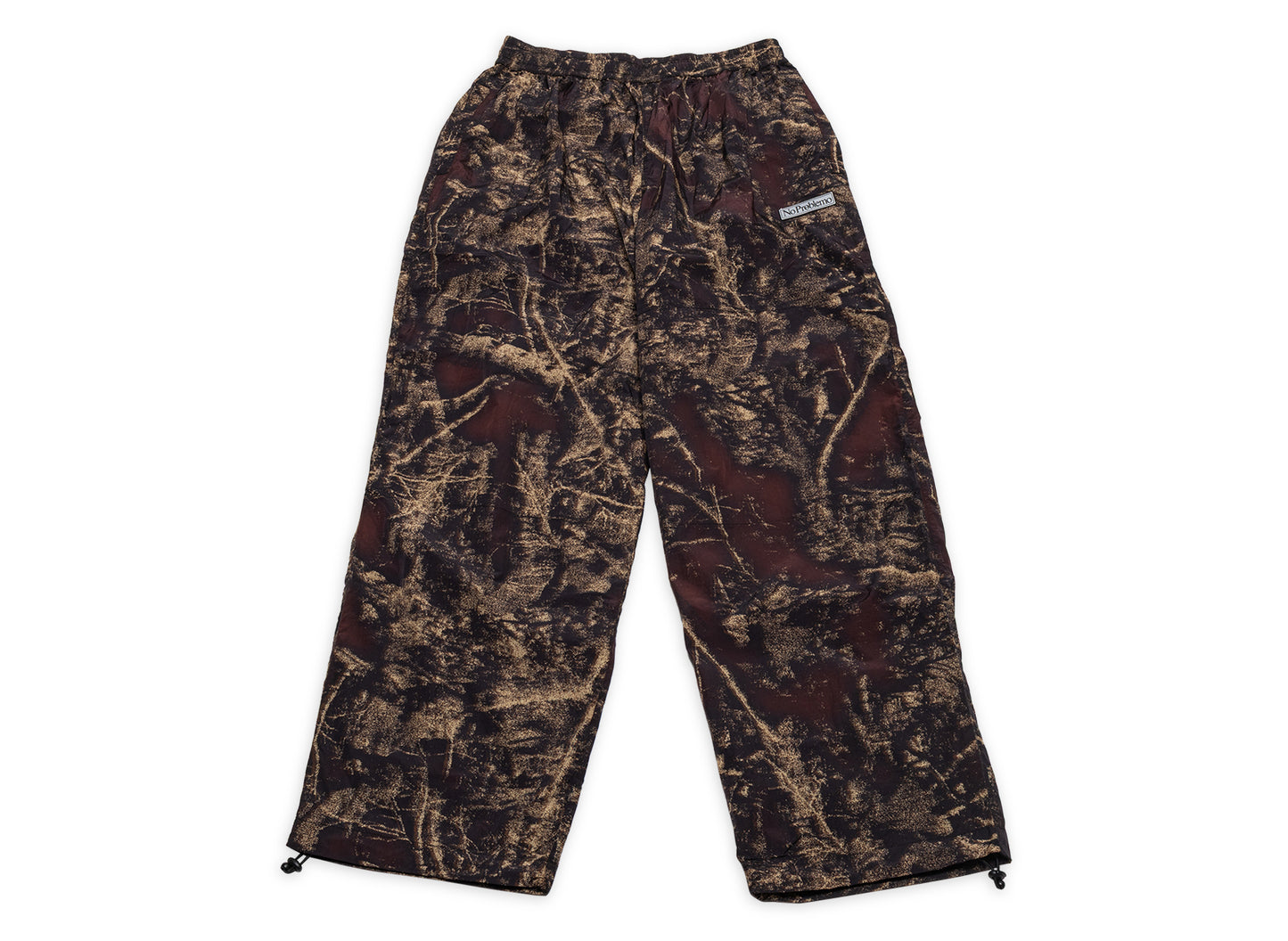No Problemo Forrest Glitch Nylon Pant in Camo