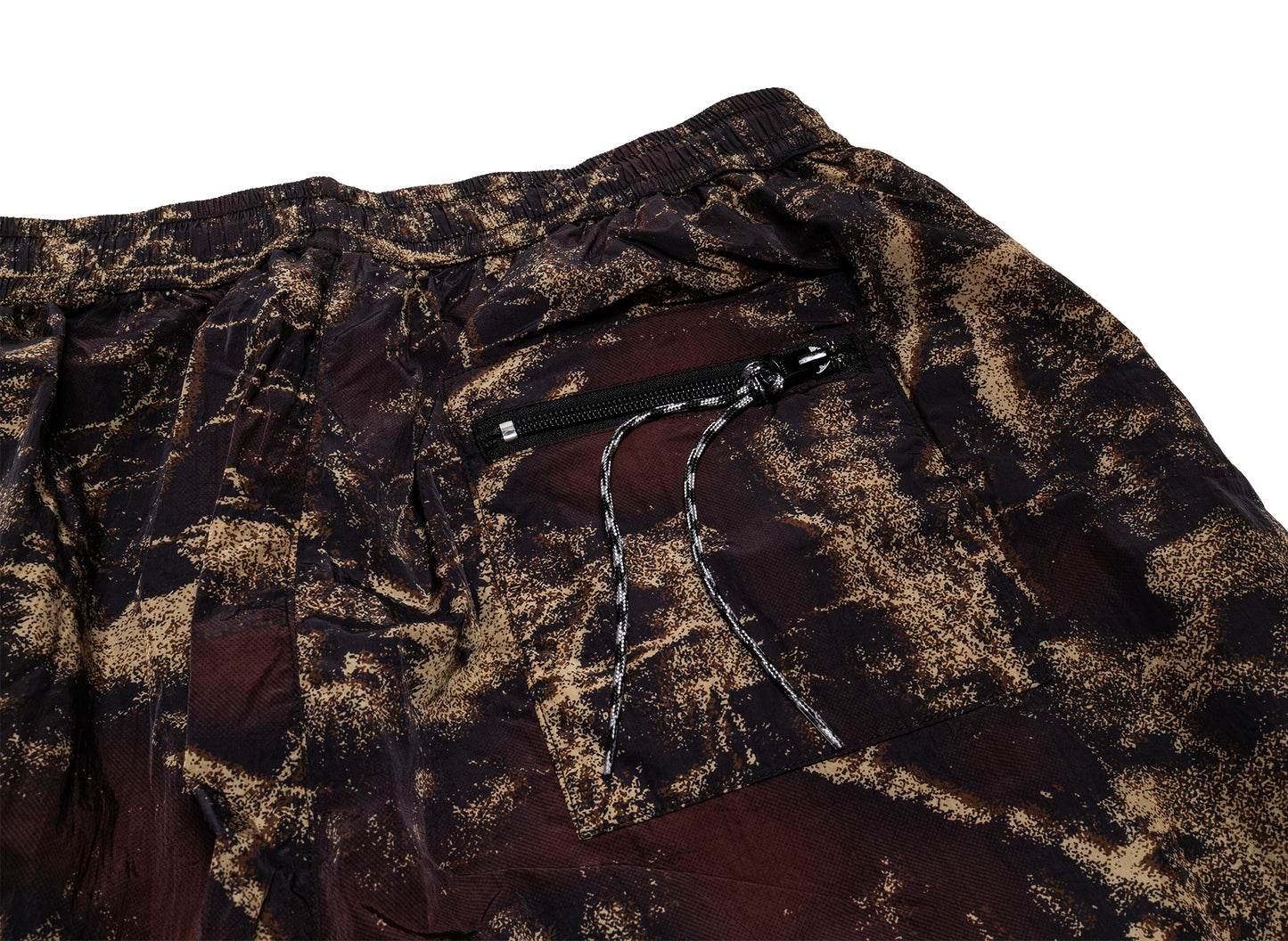 No Problemo Forrest Glitch Nylon Pant in Camo