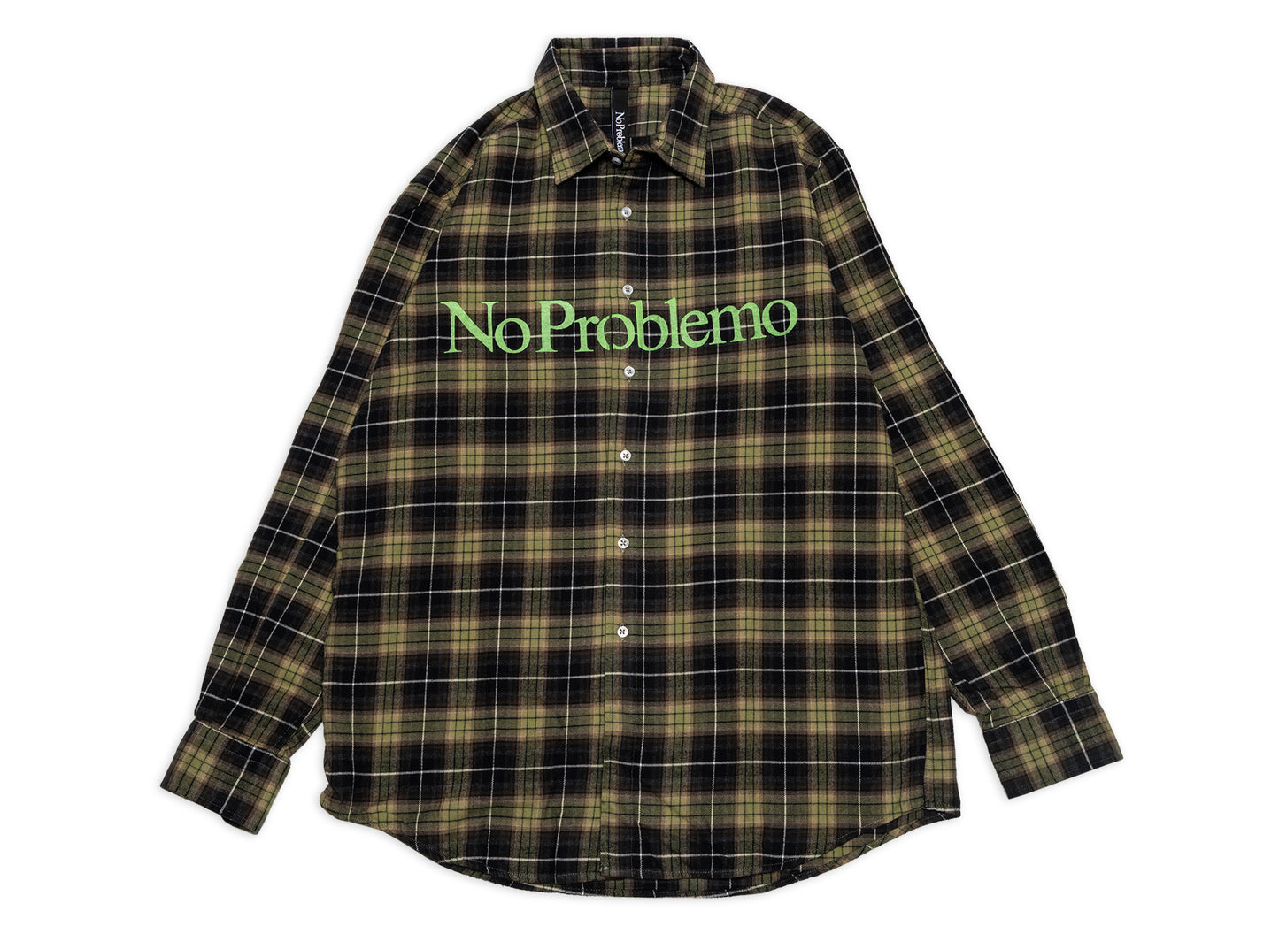 No Problemo Plaid Shirt in Green