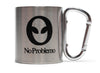 No Problemo Carabiner Mug in Silver