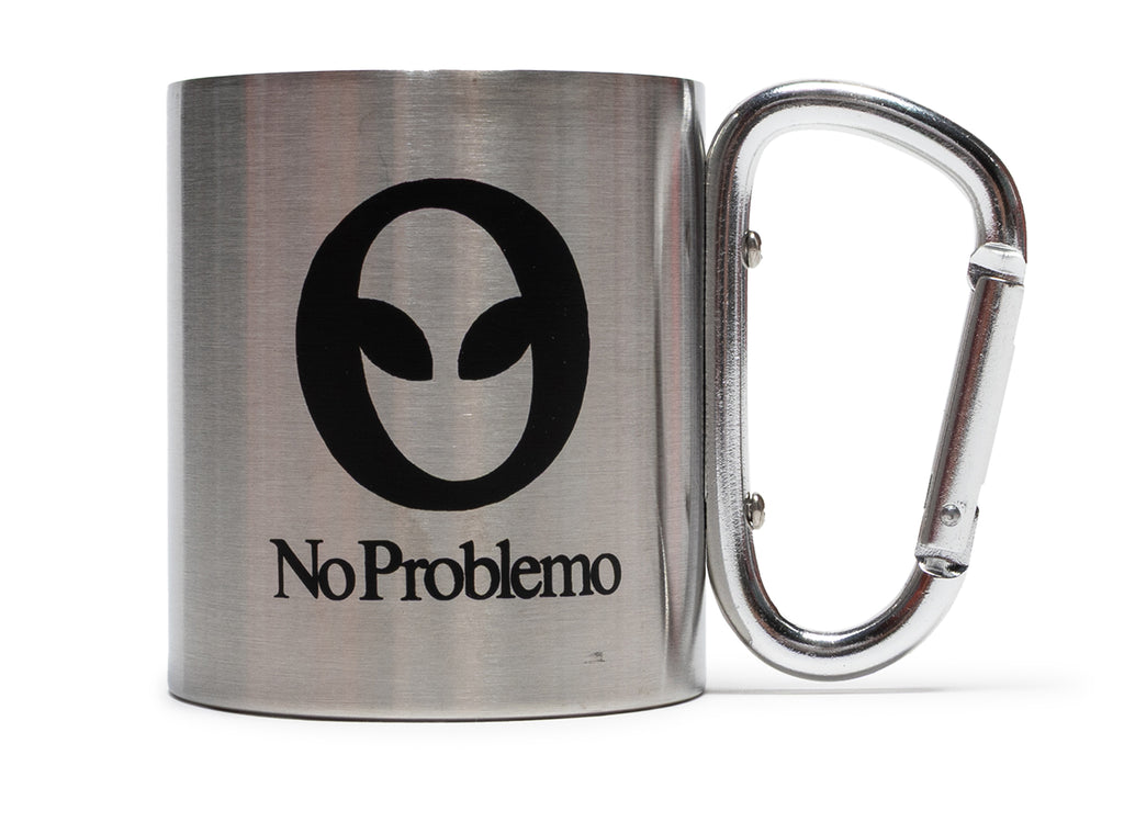 No Problemo Carabiner Mug in Silver