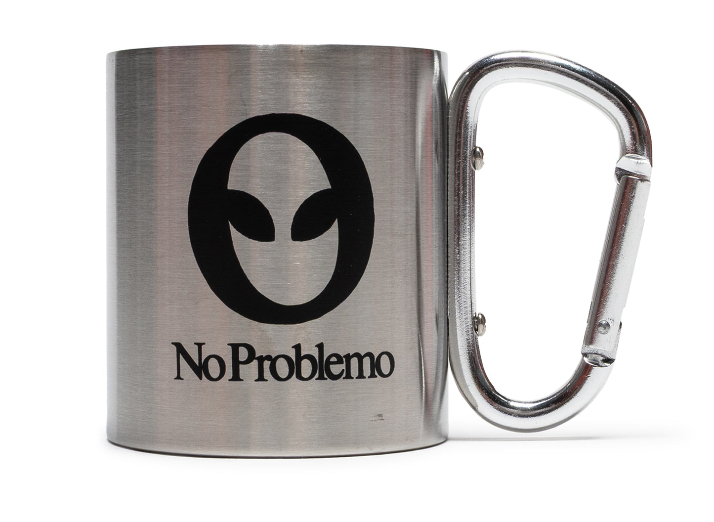 No Problemo Carabiner Mug in Silver