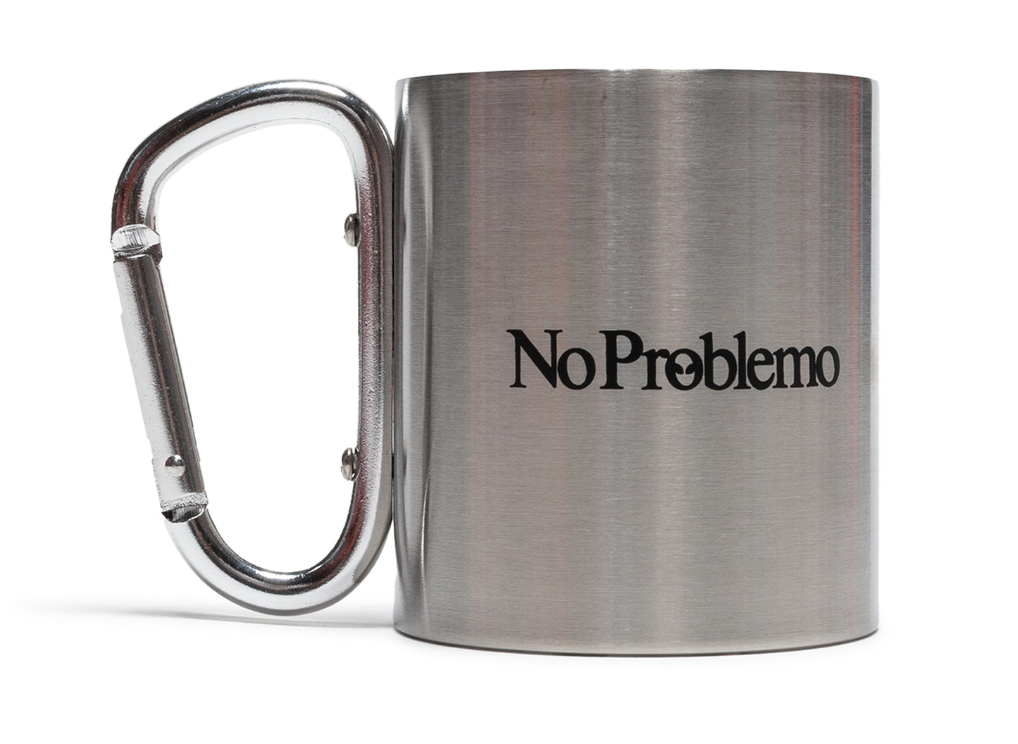 No Problemo Carabiner Mug in Silver