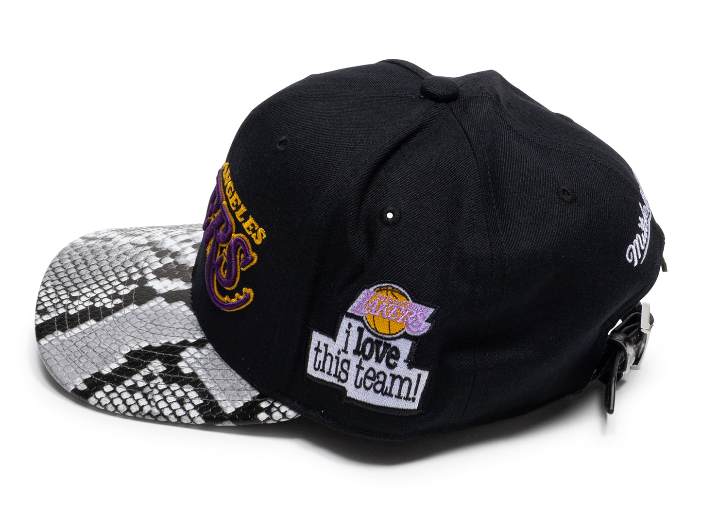NBA JUST DON I LOVE THIS SCRIPT STRAPBACK HWC LAKERS