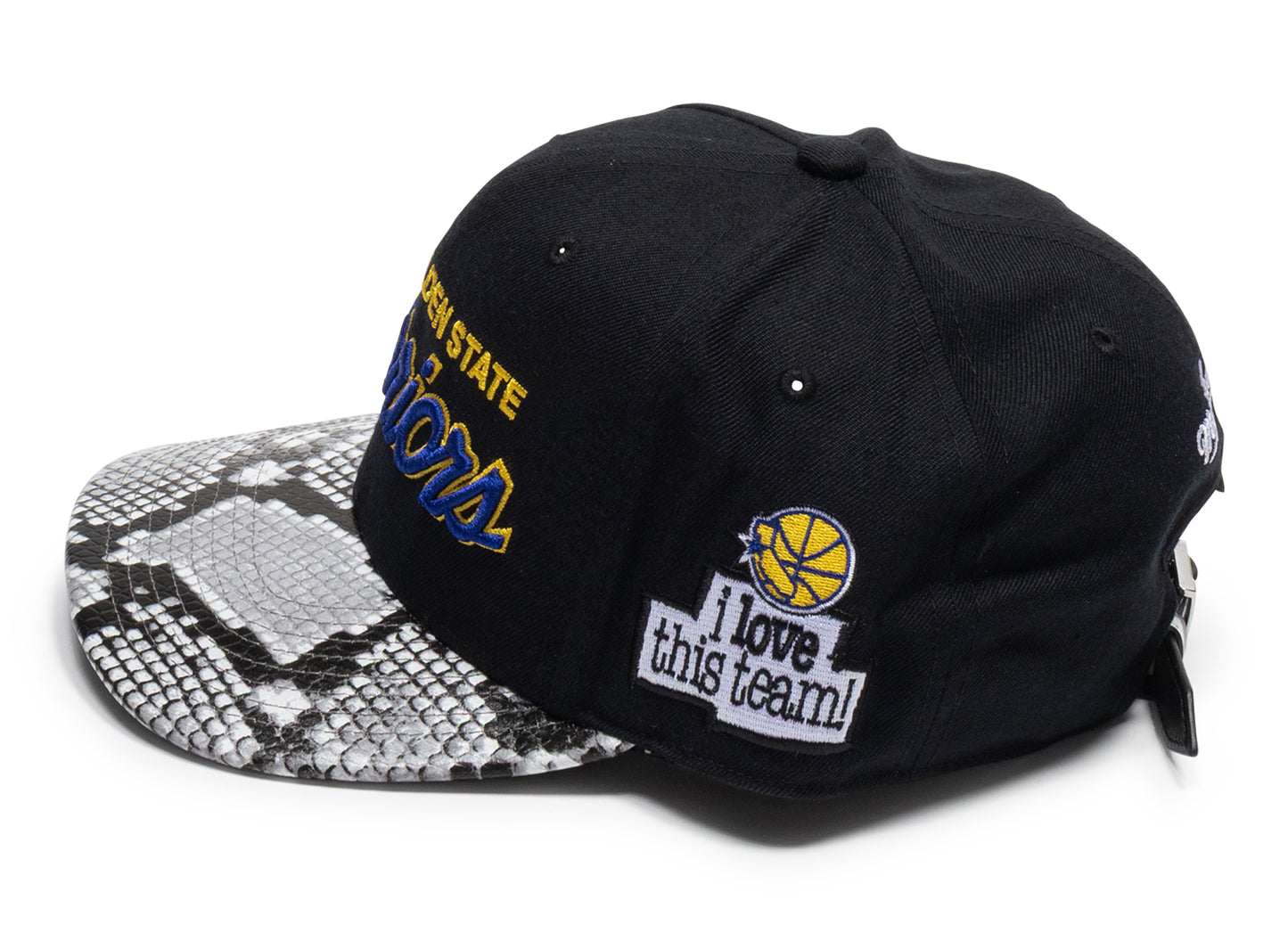 NBA JUST DON I LOVE THIS SCRIPT STRAPBACK HWC WARRIORS