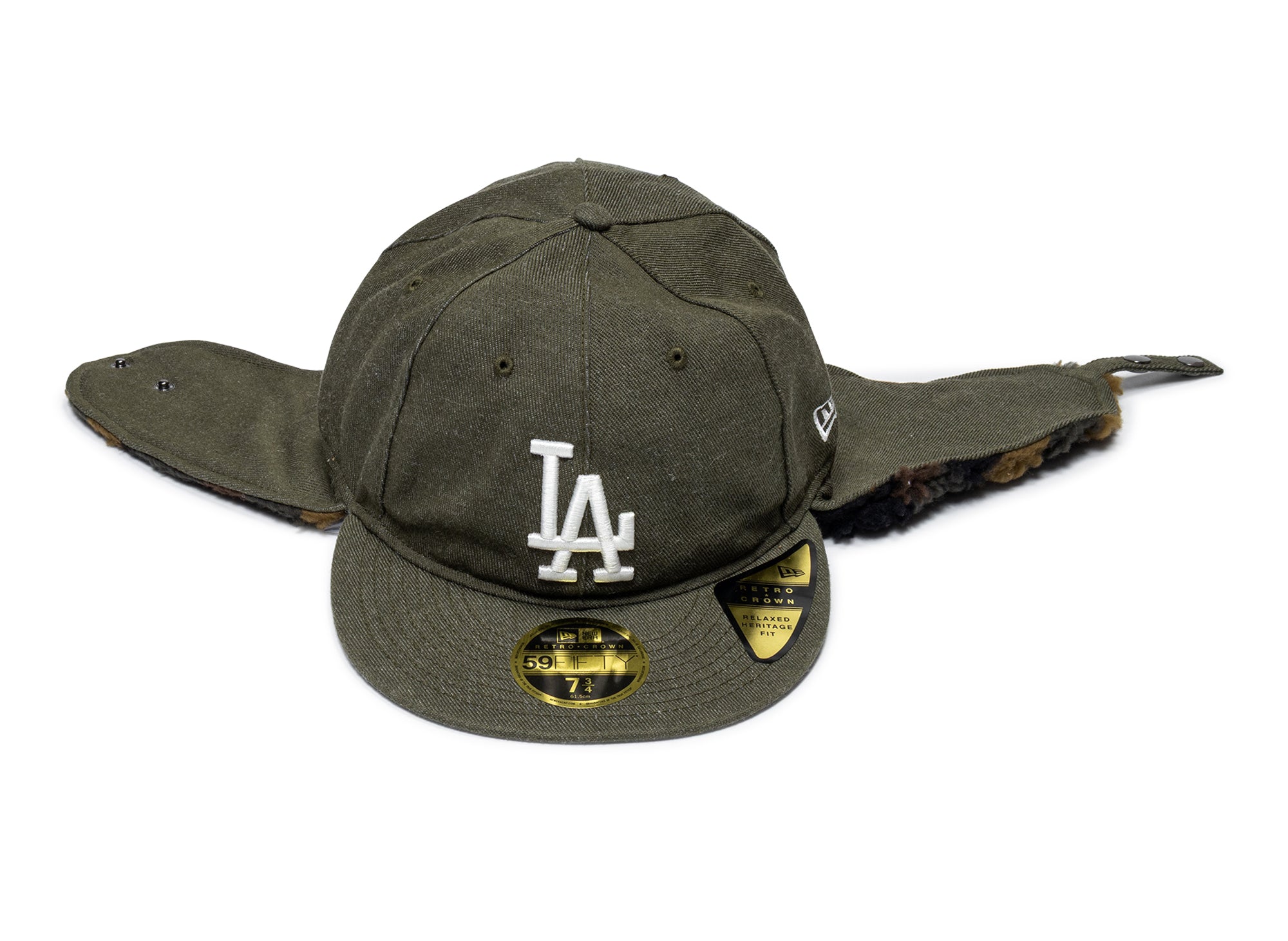 New Era Camo Dog Ear Los Angeles Dodgers Fitted Hat xld – Oneness