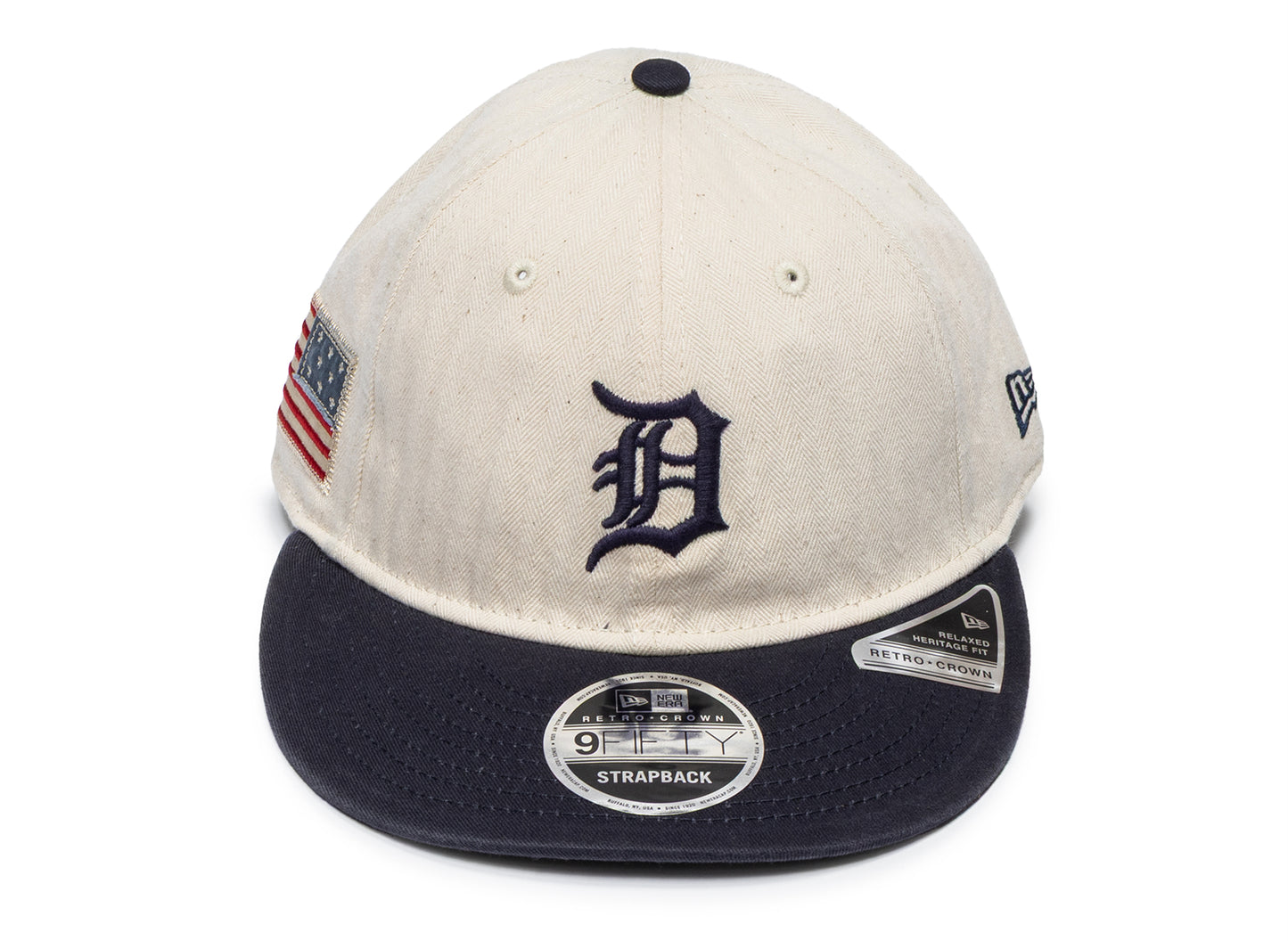 New Era Americana HRBON Detroit Tigers Strapback Hat
