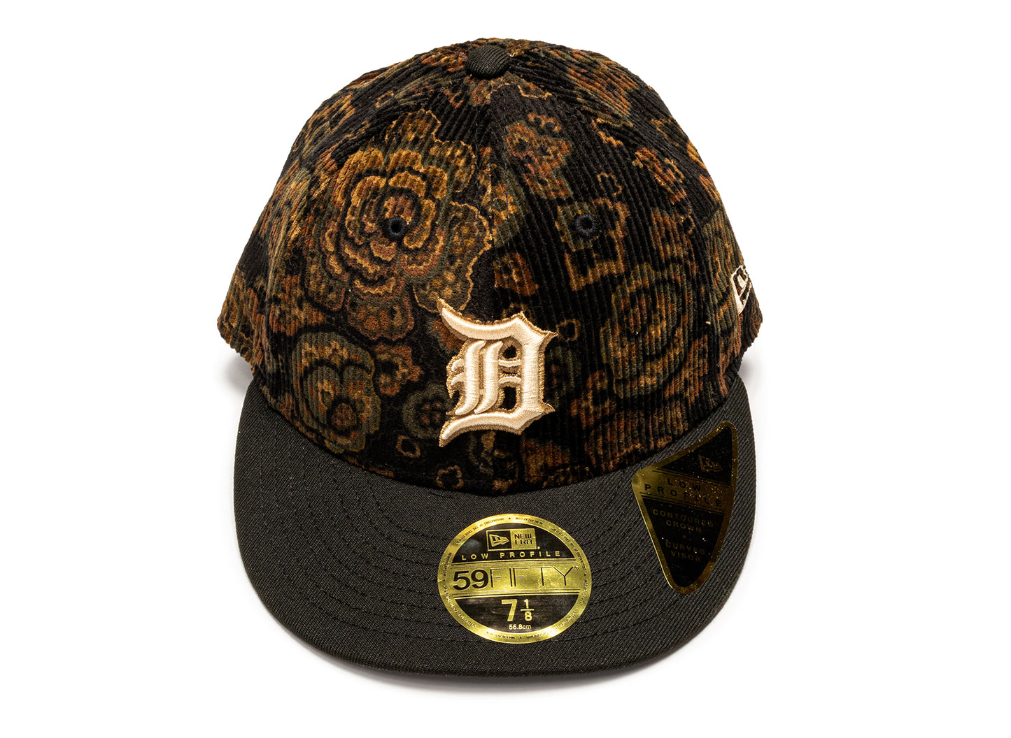 Gorra ajustada New Era Floral Cord 5950LP Detroit Tigers