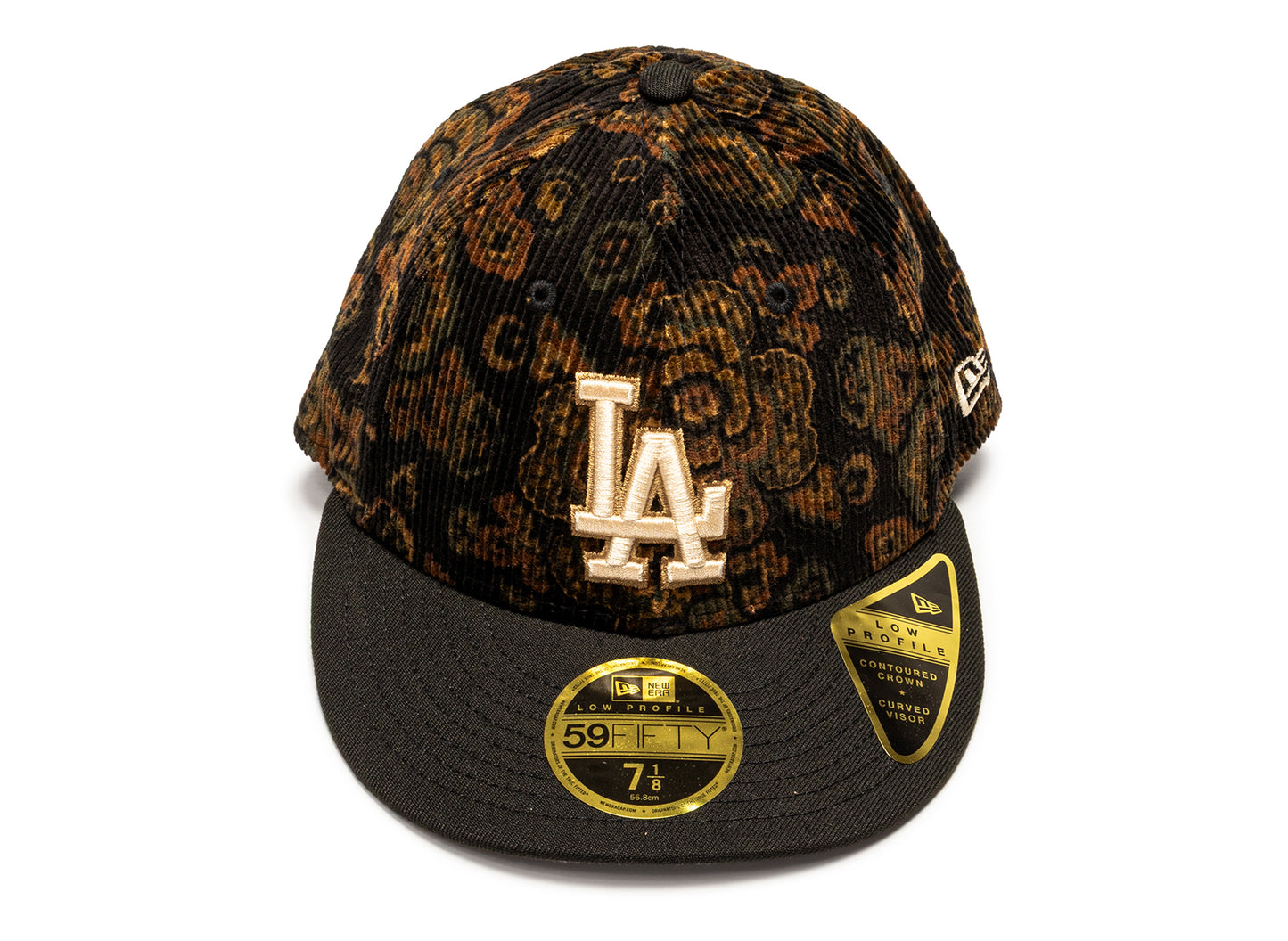 Gorra ajustada New Era Floral Cord 5950LP Los Angeles Dodgers