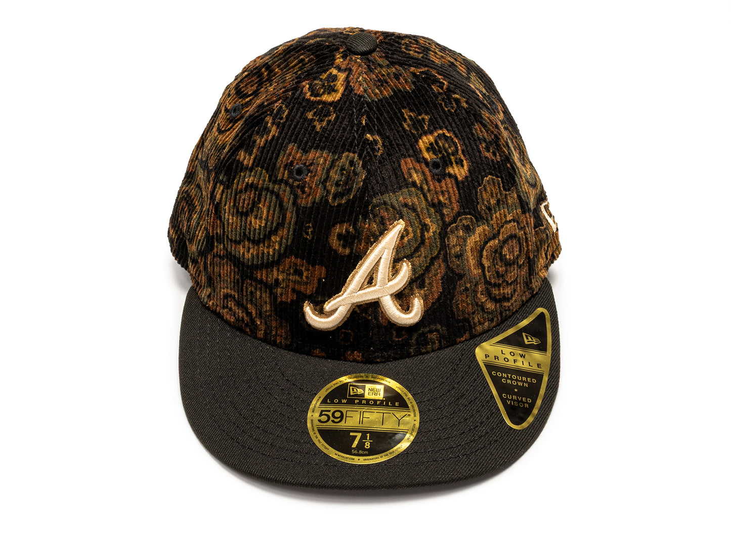 Gorra New Era Floral Cord 5950LP Atlanta Braves Ajustada