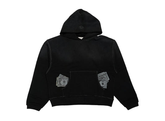 ERL Men's Money Hoodie in Black