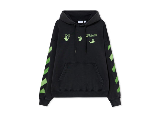 OFF-WHITE Bacco Arrow Skate Hoodie in Garment Dyed + Fad — view 1