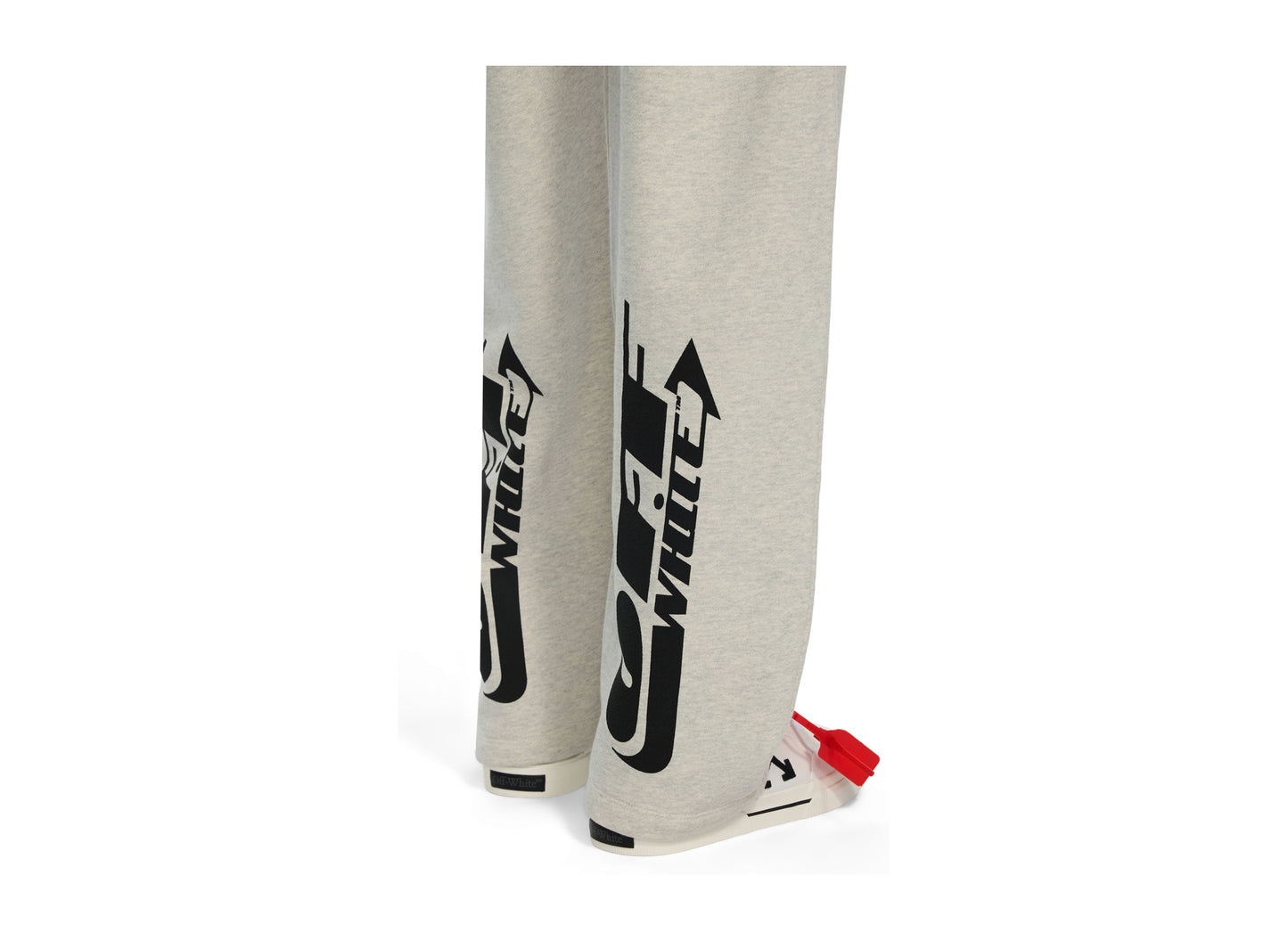 OFF-WHITE Blue Half Arrow Sweatpant in Grey Melange — view 5