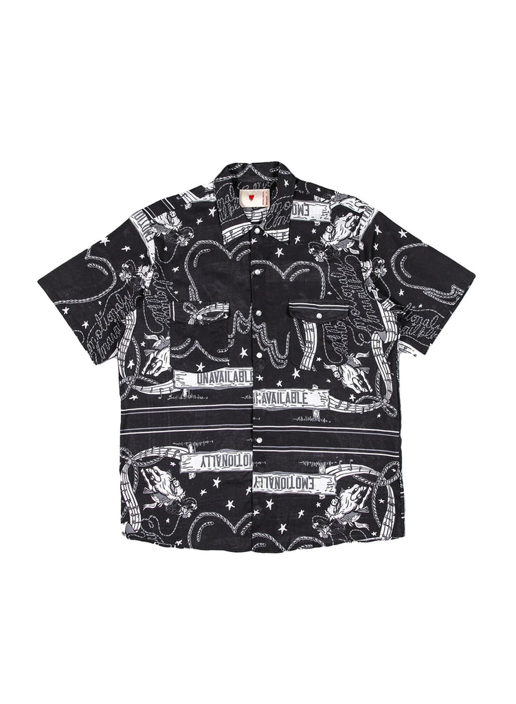 Emotionally Unavailable Rodeo Bandana S/SL Button-Up