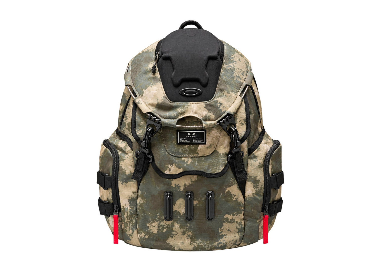 Oakley Bathroom Sink RC Backpack in Off-Slope Camo Green on white background