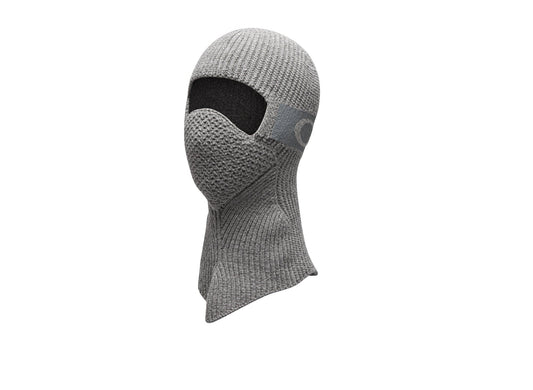 Oakley Pro ZW Knit Balaclava in Cement on white background