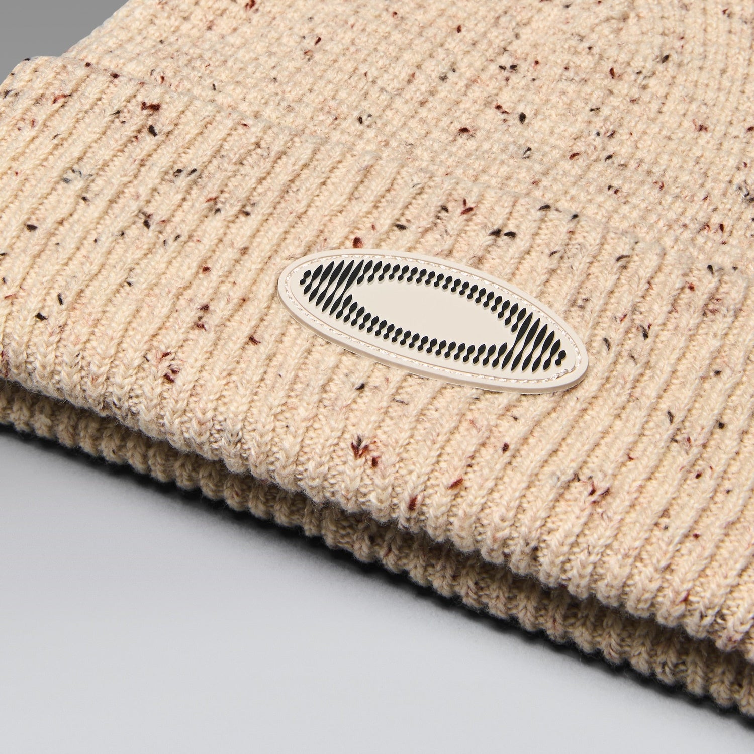 Oakley Ellipse Waffle Beanie in Mist product view 3
