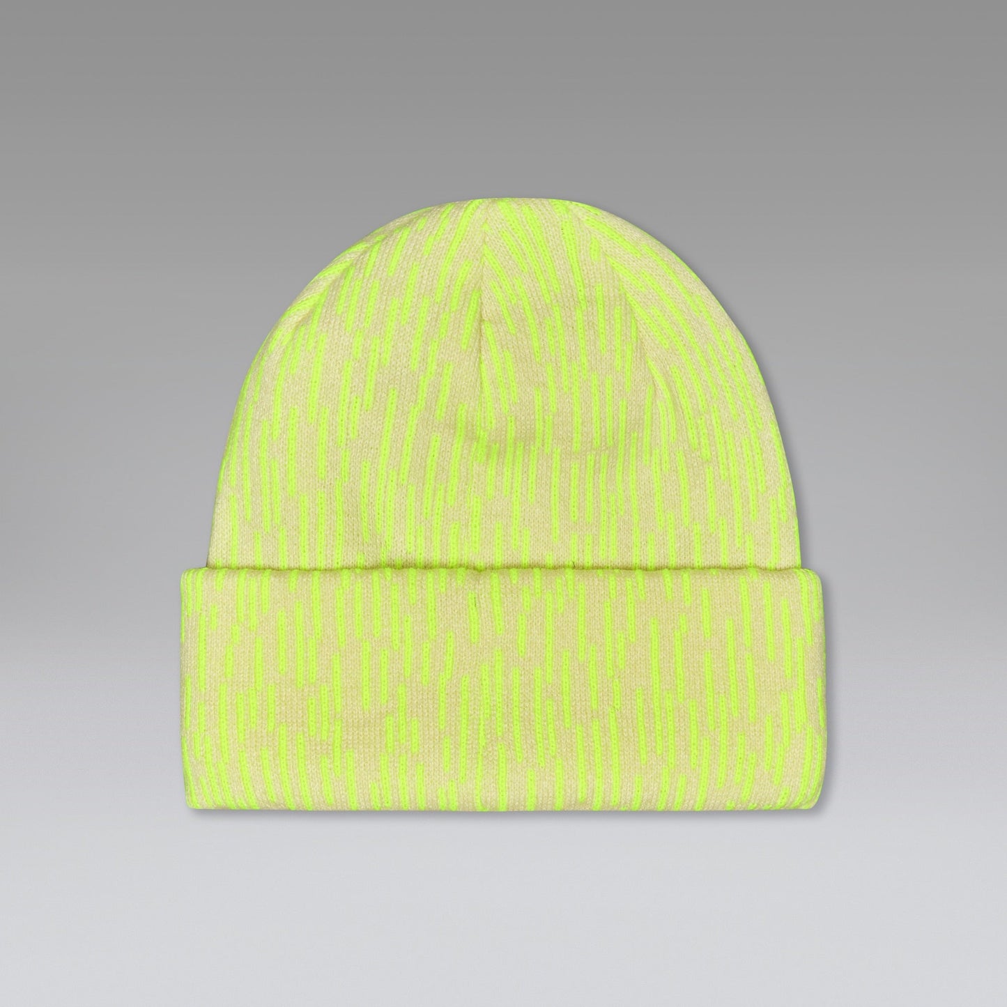 Oakley Fleece-Lined Graphic Beanie in Rain Camo Yellow product view 2