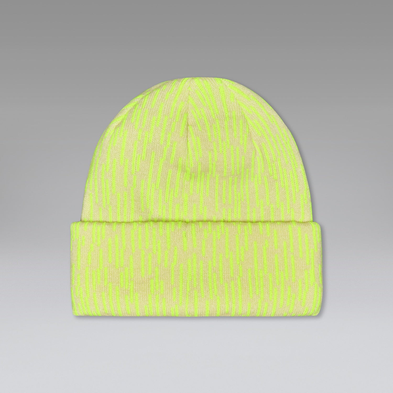 Oakley Fleece-Lined Graphic Beanie in Rain Camo Yellow product view 2
