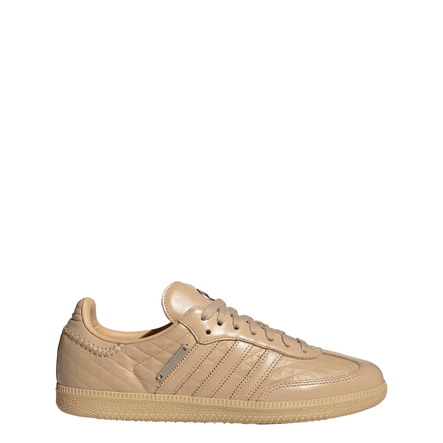 Adidas x Mercedes-Benz Samba OG in Magnesium Beige / Silver Metallic - product view 2