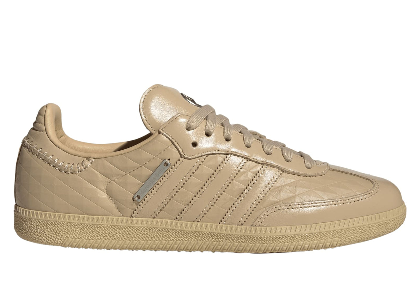 Adidas x Mercedes-Benz Samba OG in Magnesium Beige / Silver Metallic - main product view