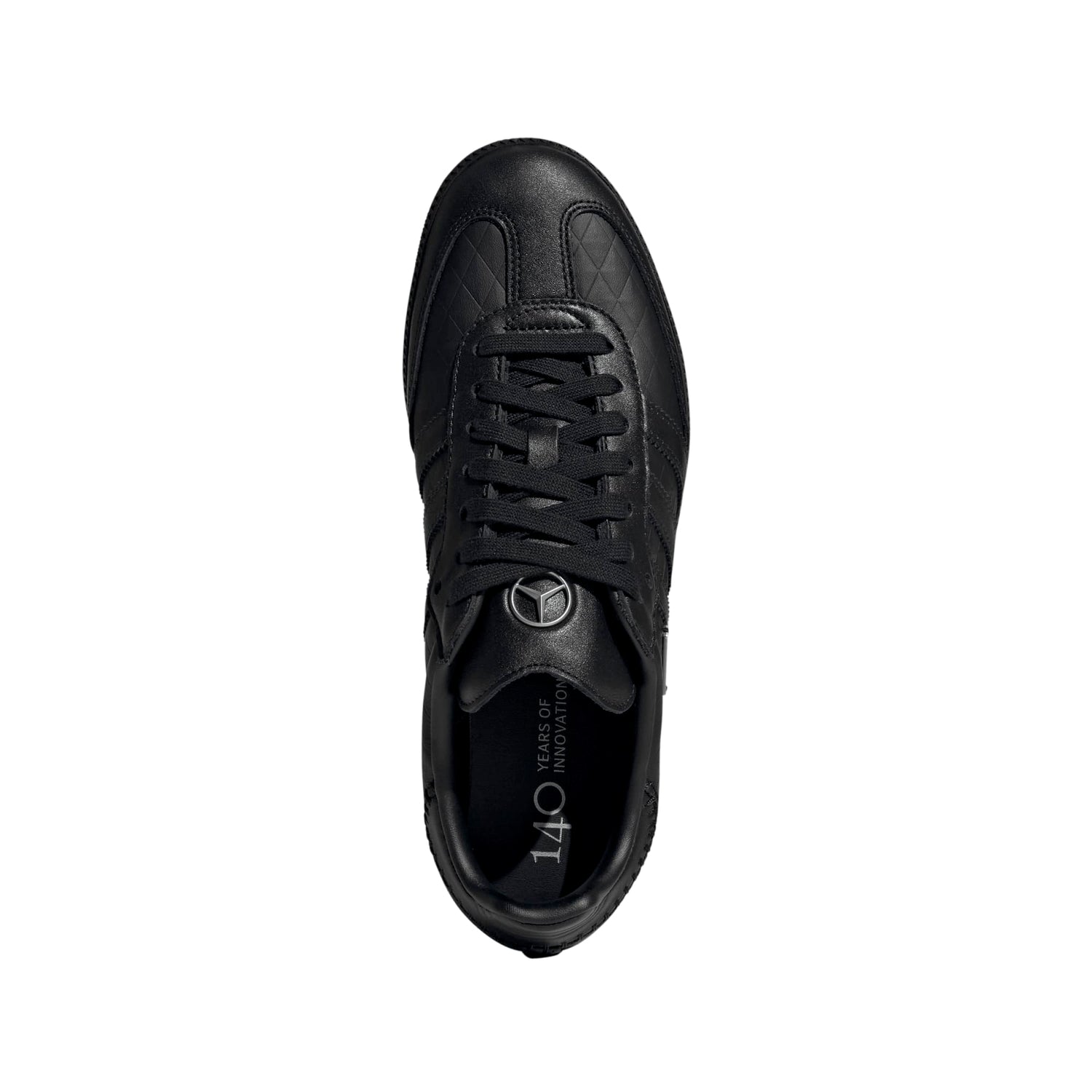 Adidas x Mercedes-Benz Samba OG in Core Black / Silver Metallic - product view 3