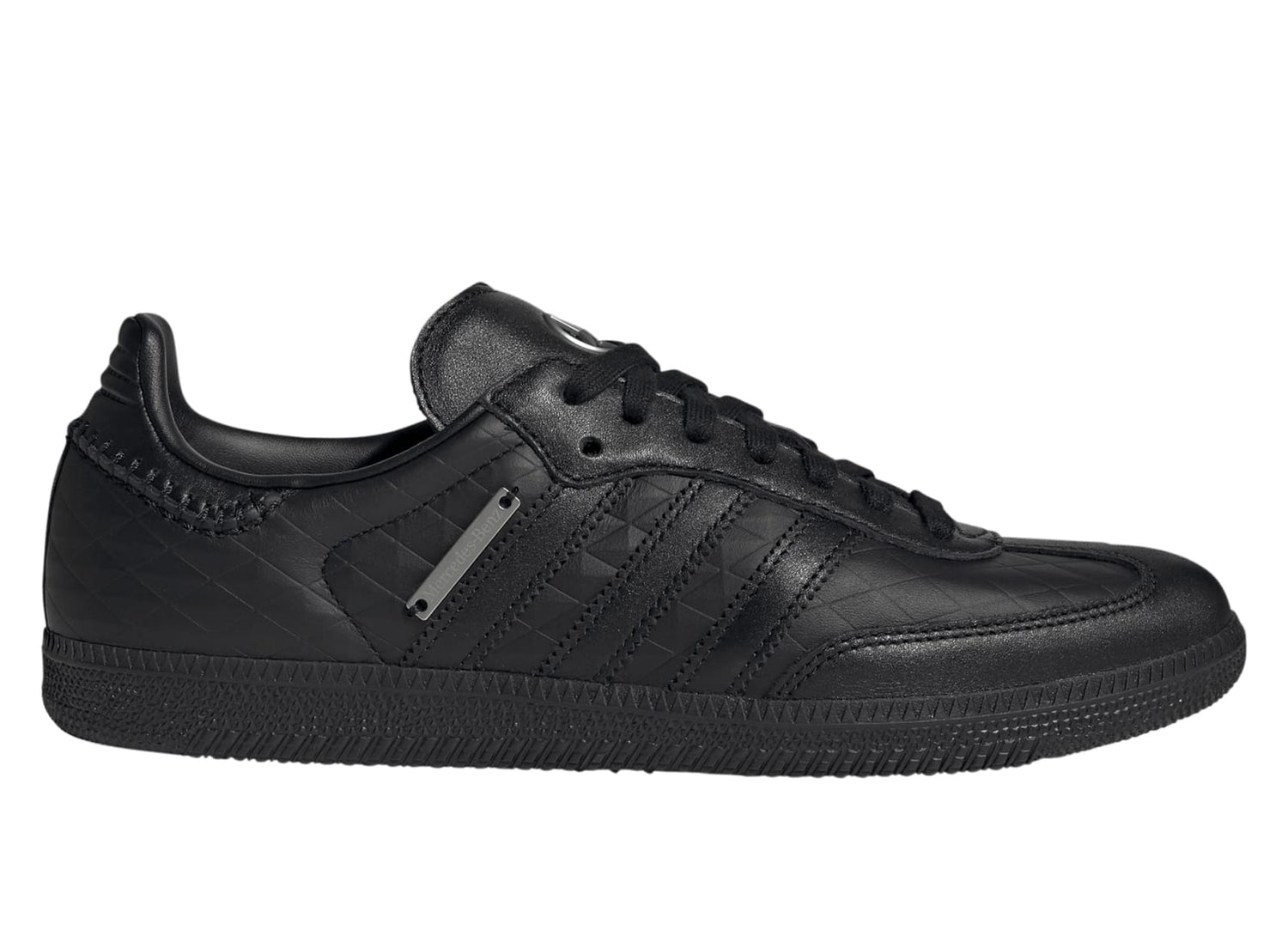 Adidas x Mercedes-Benz Samba OG in Core Black / Silver Metallic - main product view