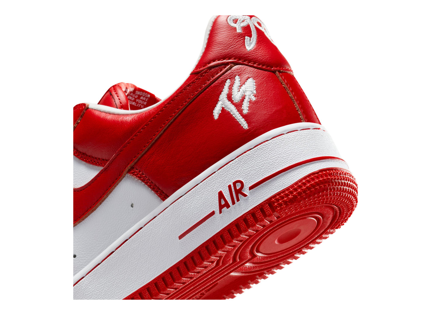 Terror Squad x Nike Air Force 1 Low II4391-100 TS heel detail
