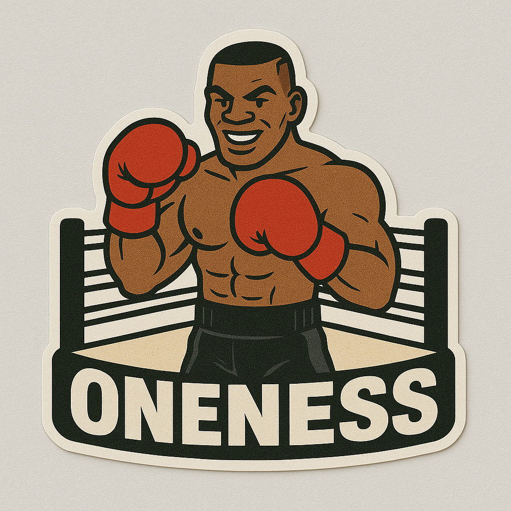 Oneness Boxing Sticker