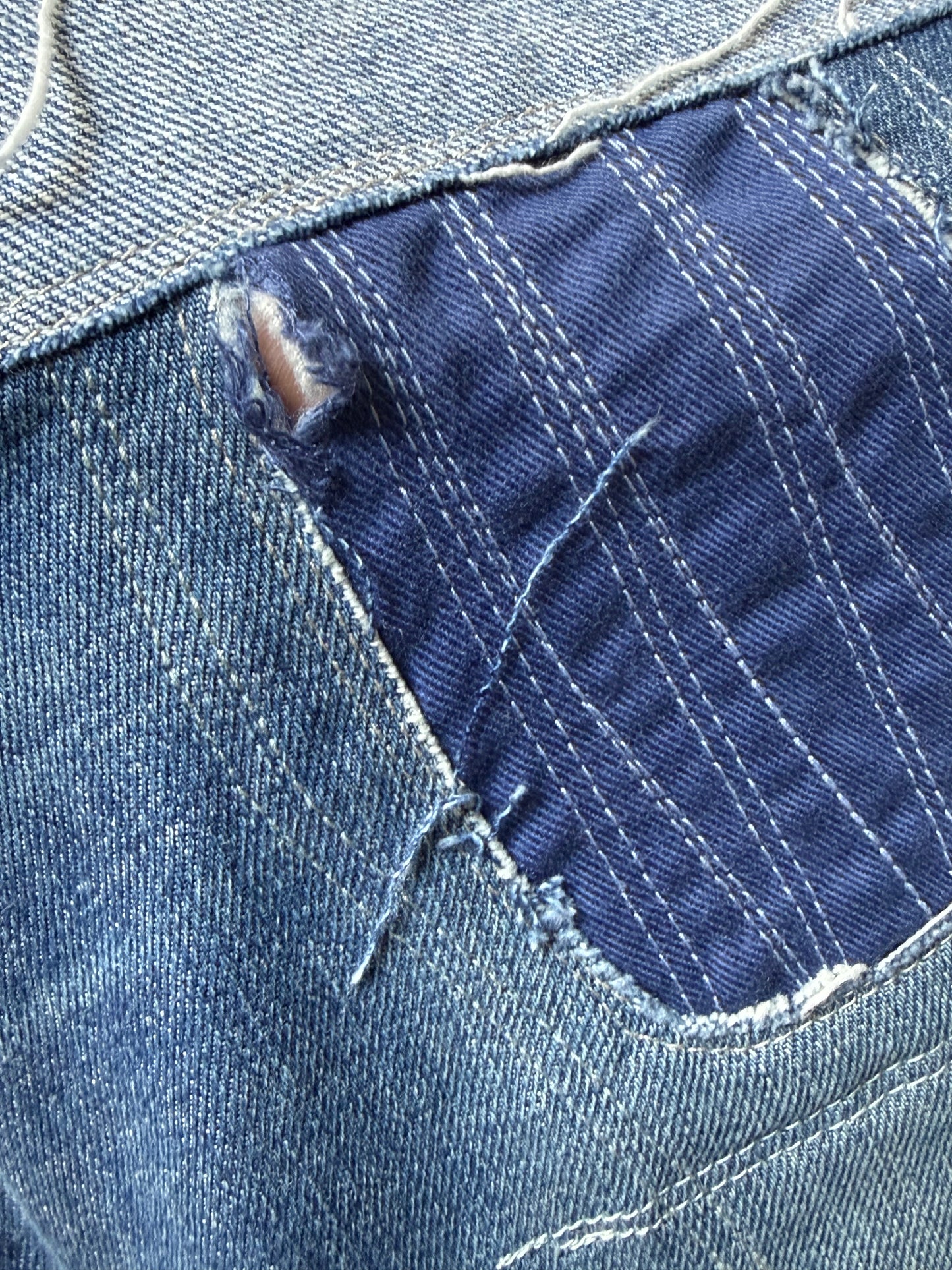 Junya Watanabe MAN x Comme des Garçons x Levi's Indigo Patchwork Denim