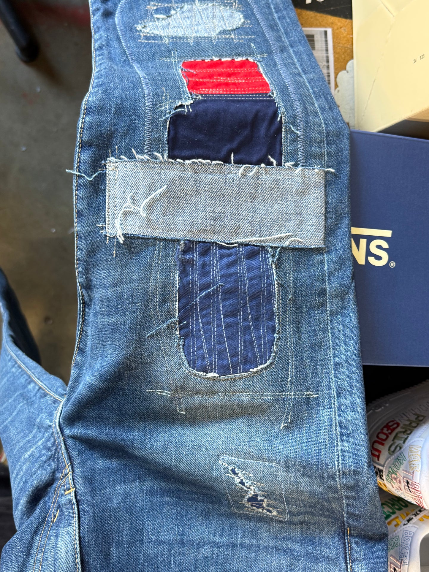 Junya Watanabe MAN x Comme des Garçons x Levi's Indigo Patchwork Denim