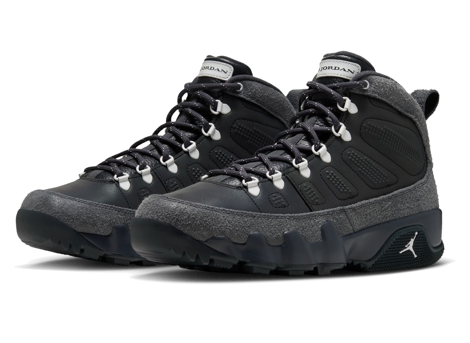 Air Jordan 9 Retro Boot NRG Iridescent in Anthracite Multi-Color - front angle
