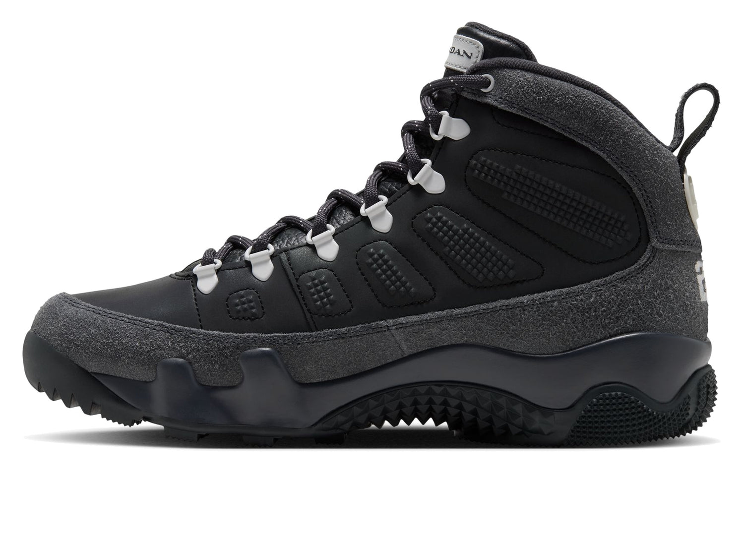 Air Jordan 9 Retro Boot NRG Iridescent in Anthracite Multi-Color - alternate left side