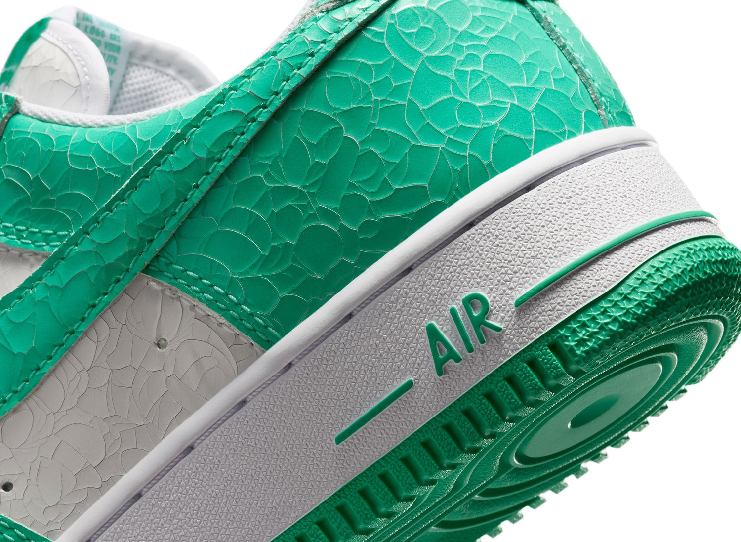 Nike Air Force 1 JA0248-001 heel and midsole detail
