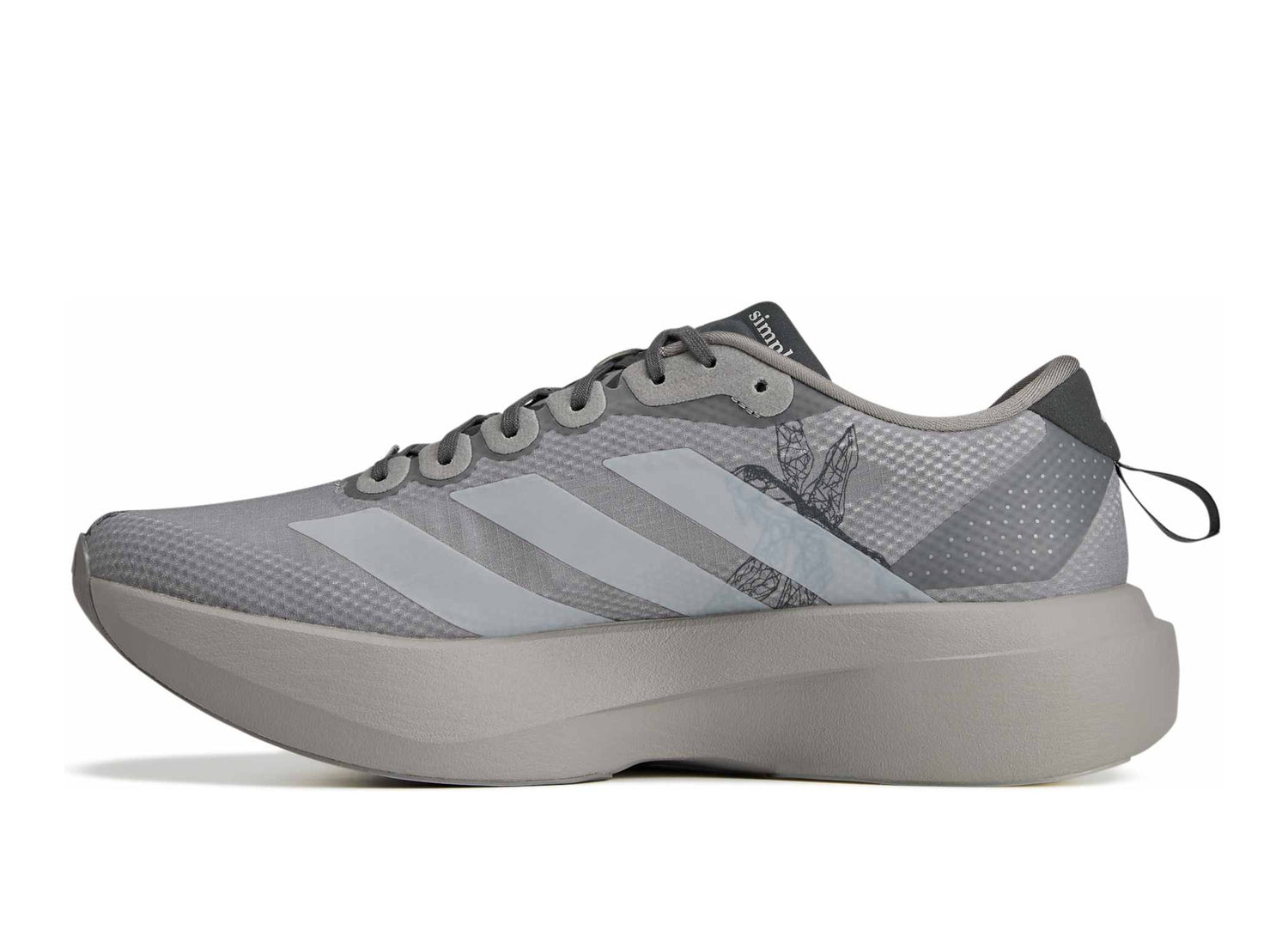 Men's Adidas x Song for the Mute Adizero EVO SL Shoes in Dove Grey 5