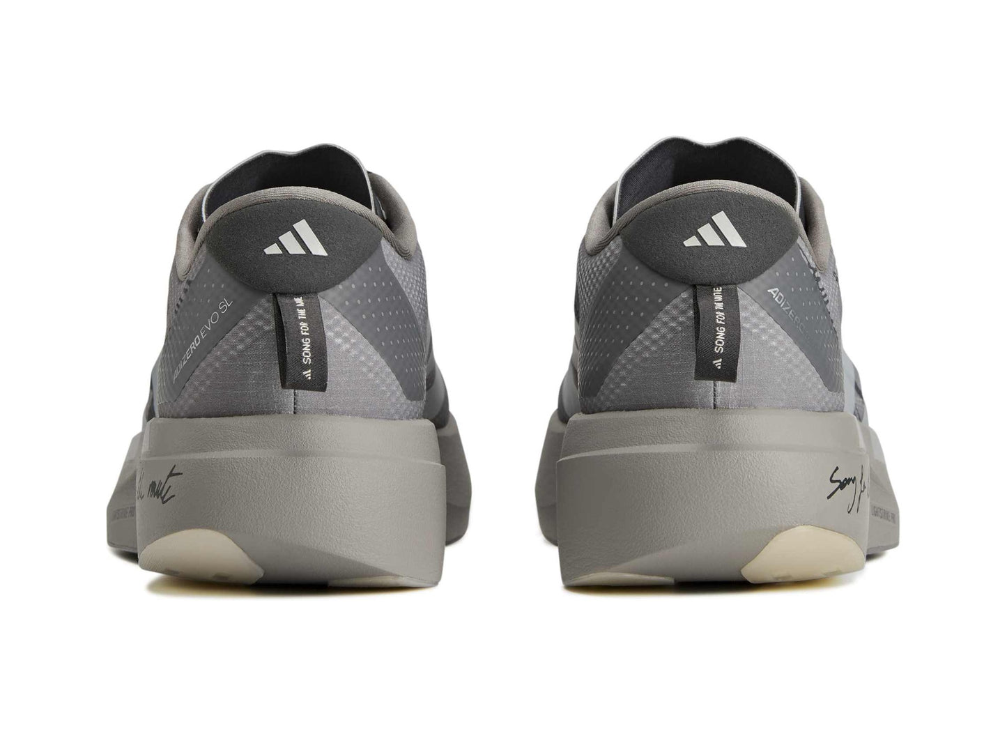 Men's Adidas x Song for the Mute Adizero EVO SL Shoes in Dove Grey 7