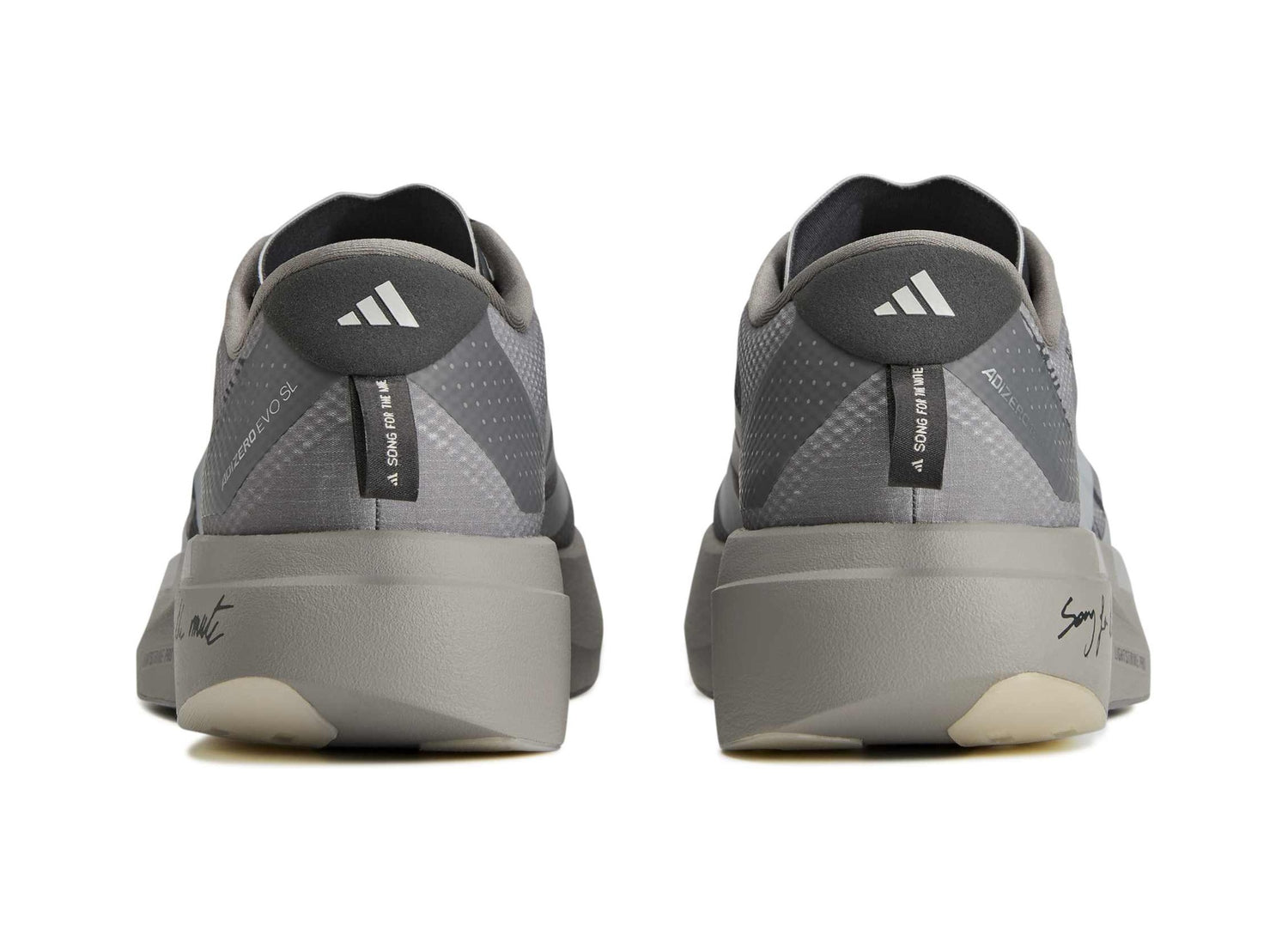 Men's Adidas x Song for the Mute Adizero EVO SL Shoes in Dove Grey 7