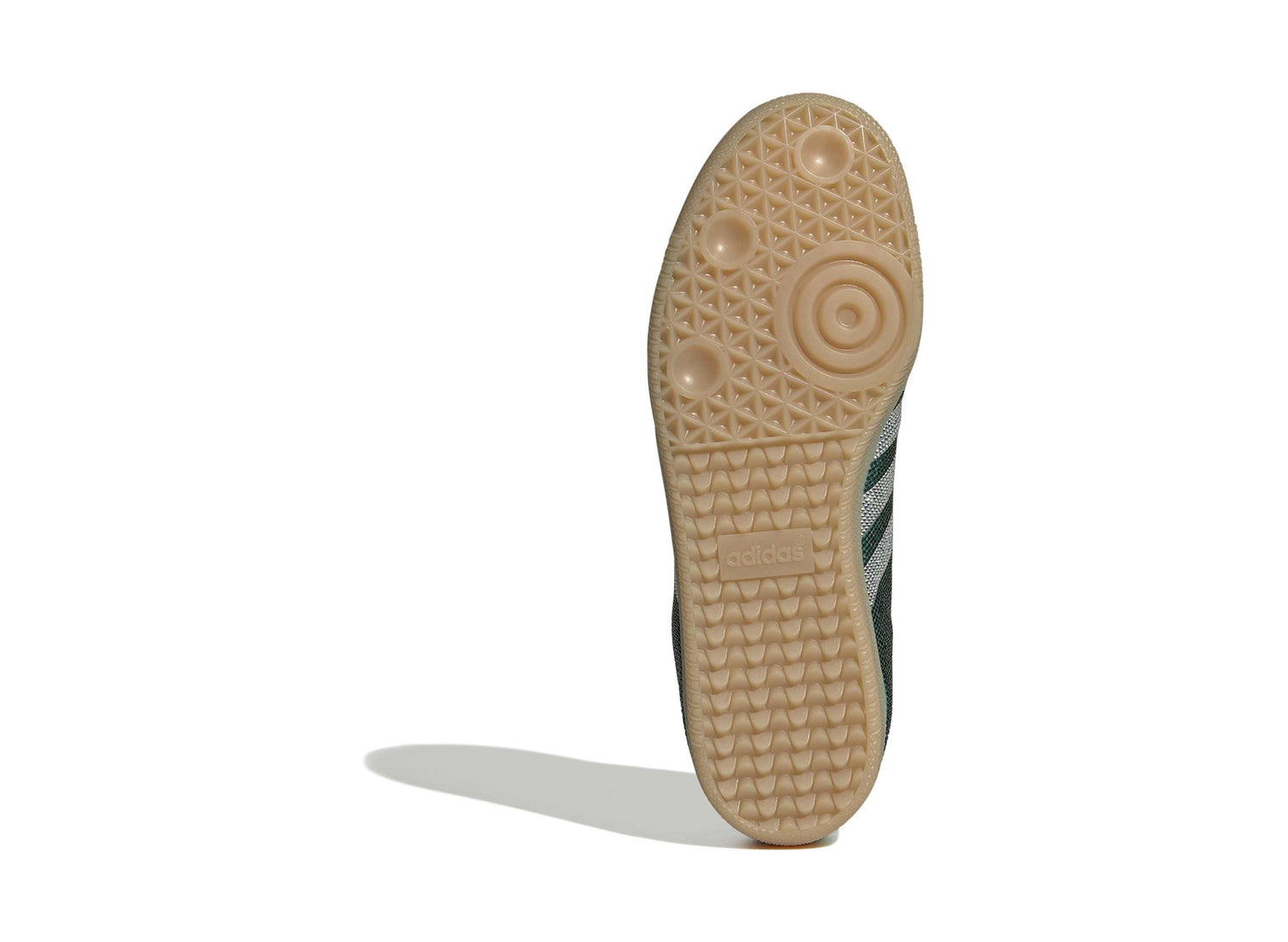 Women's Adidas Samba OG in Equipment Green / Silver Metallic / Gum — view 5