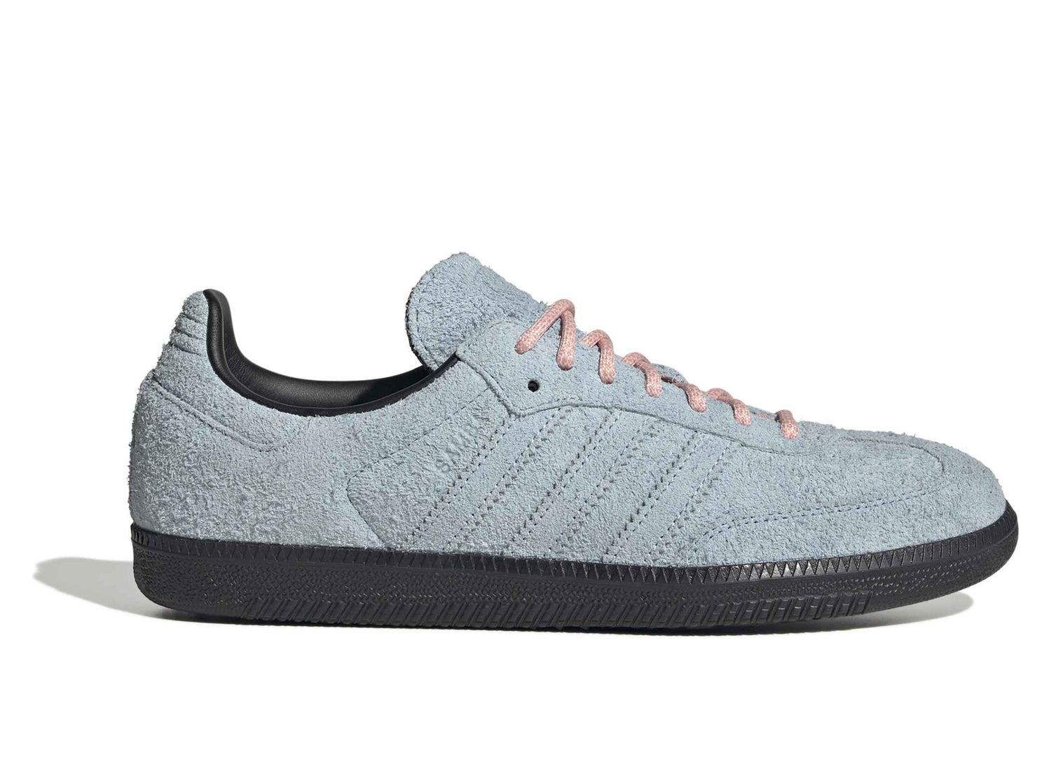 Adidas Samba OG in Clear Sky / Semi Frozen Yellow — view 6