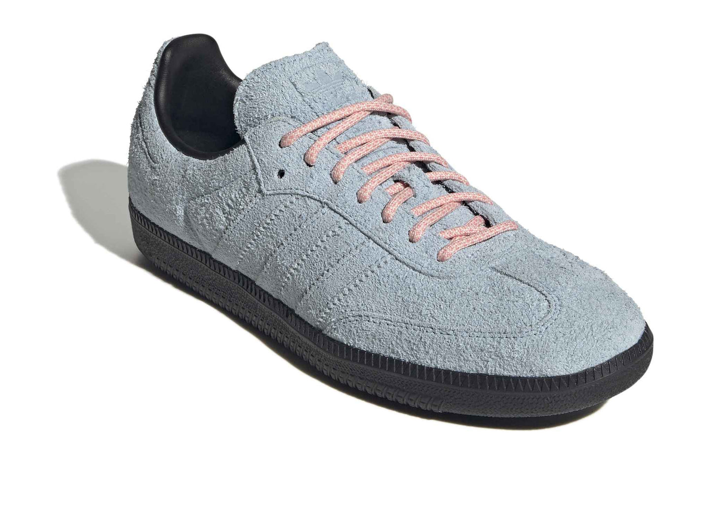 Adidas Samba OG in Clear Sky / Semi Frozen Yellow — view 7