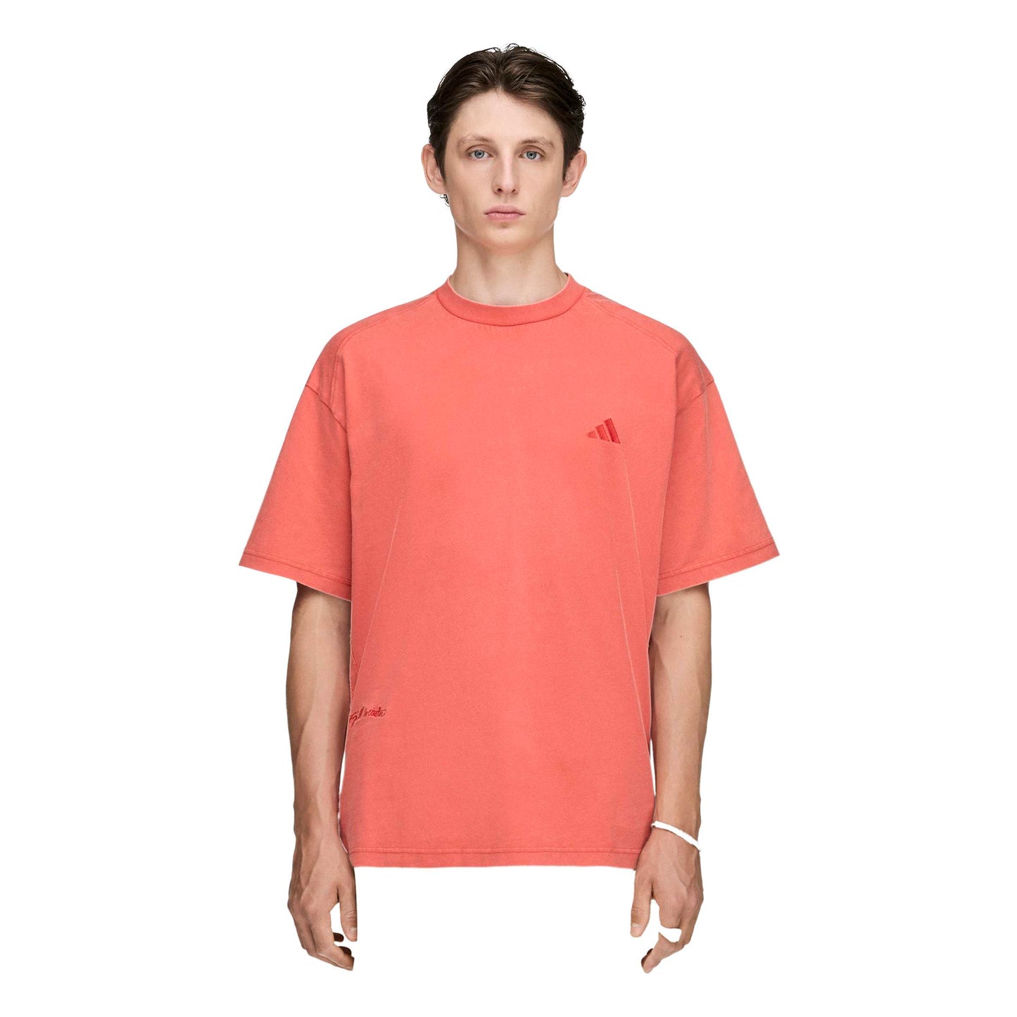 Adidas x Tyrrell Winston T-Shirt in Better Scarlet – front